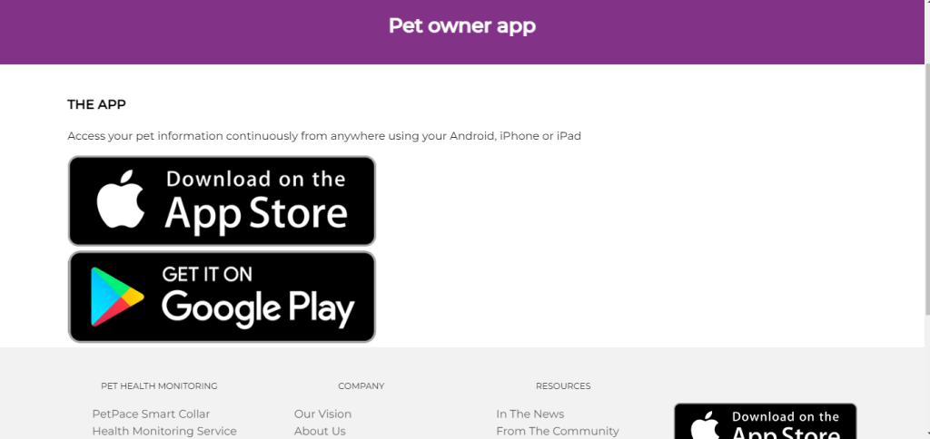  PetPace Smartphone Application